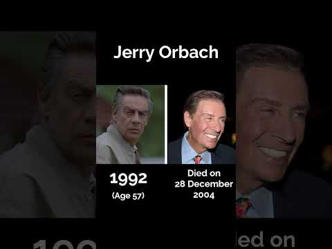 Video: Herec Jerry Orbach: životopis, foto. Najlepšie filmy a seriály