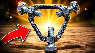 Not many people know the secret of making tools /DIY tool using rebar, bolts and nuts / diy wrench