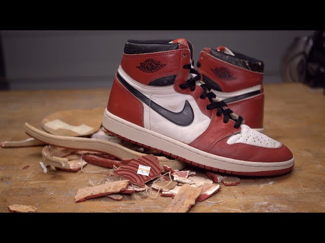 I Found $10,000 1985 Air Jordan Chicago 1's at the thrift store class=