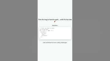 This Go bug is hard to spot... until it