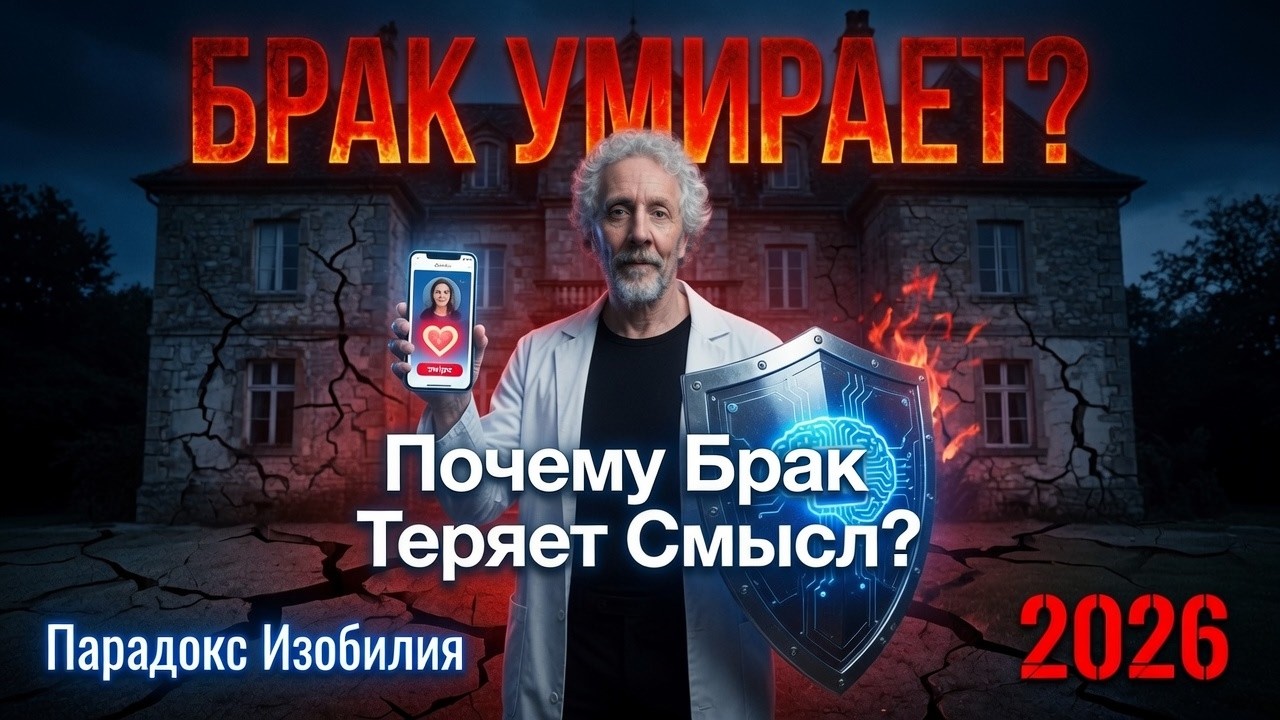 Почему Брак Теряет Смысл: Эрозия Фундамента + Парадокс Изобилия в Западной Европе