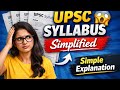 Upsc Cse Syllabus Explained 😳....