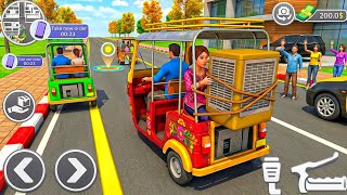 Tuk Tuk Rickshaw Driving Game: 3D City Passenger Transport Rickshaw Simulator! Android Gameplay