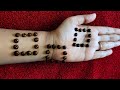 Amazing dot trick mehndi designeasy mehndi designs with trick and fork