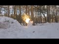 Snowman Explodes Using Dynamite