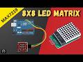 Scrolling Text On SINGLE 8x8 LED Matrix With Arduino