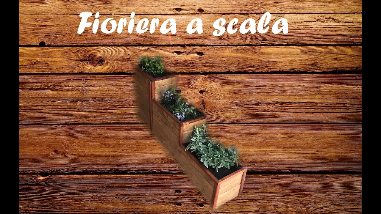 Fioriera A Scala Fai Da Te