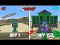 I survived 150 days in desert only world in minecraft hardcore  hindi 