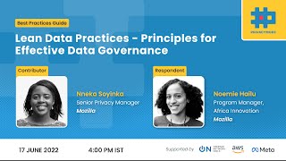 Lean Data Practices - Principles for Effective Data Governance