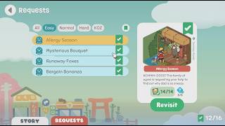 Lost and found co walkthrough - Request Allergy season - All 100% main & optional quests