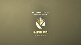 こんな感じでレディアント行った(3シーズンぐらい前)【ヴァロラント/ VALORANT】