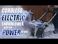 Ego 21" Single Stage 56 Volt Cordless Electric Snow Blower Review