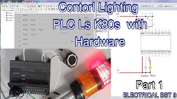 PLC program  Ls master K80s start & stop motor with hardware/part1/ ELECTRICAL BST 3