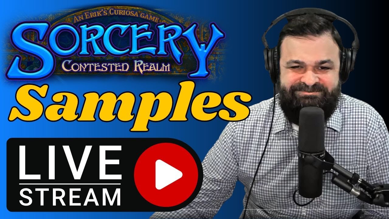 LIVE Sorcery TCG Sample Test Card and Art Review with @CollectorArthouse
