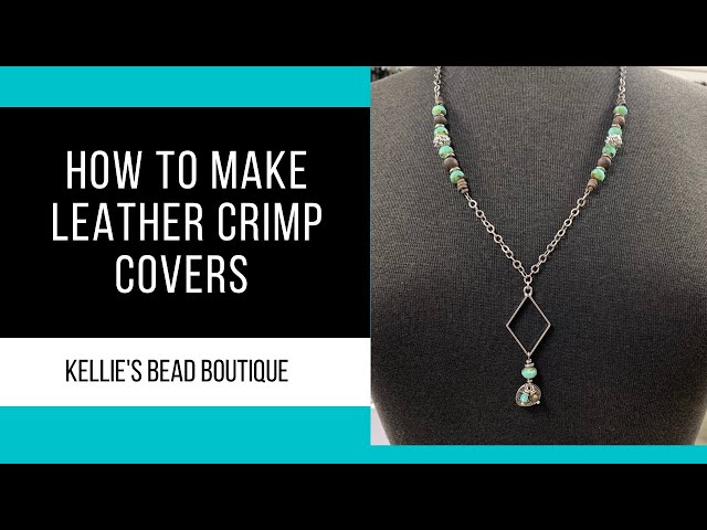 Basics to making jewellery - how to use a crimp cover. They are used to  cover up a crimp for a more polished look…