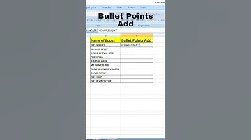 Some Excel Tips and Tricks #bulletcode #codes    #char #exceltips  #formula #shorts #shortsvideo