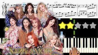 TWICE (트와이스) - MORE & MORE 《Piano Tutorial》 