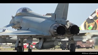 Air Show 100th year Italian AF | Rome Pratica di Mare Air Base | F-104, EF-2000, F35, Tornado, AMX