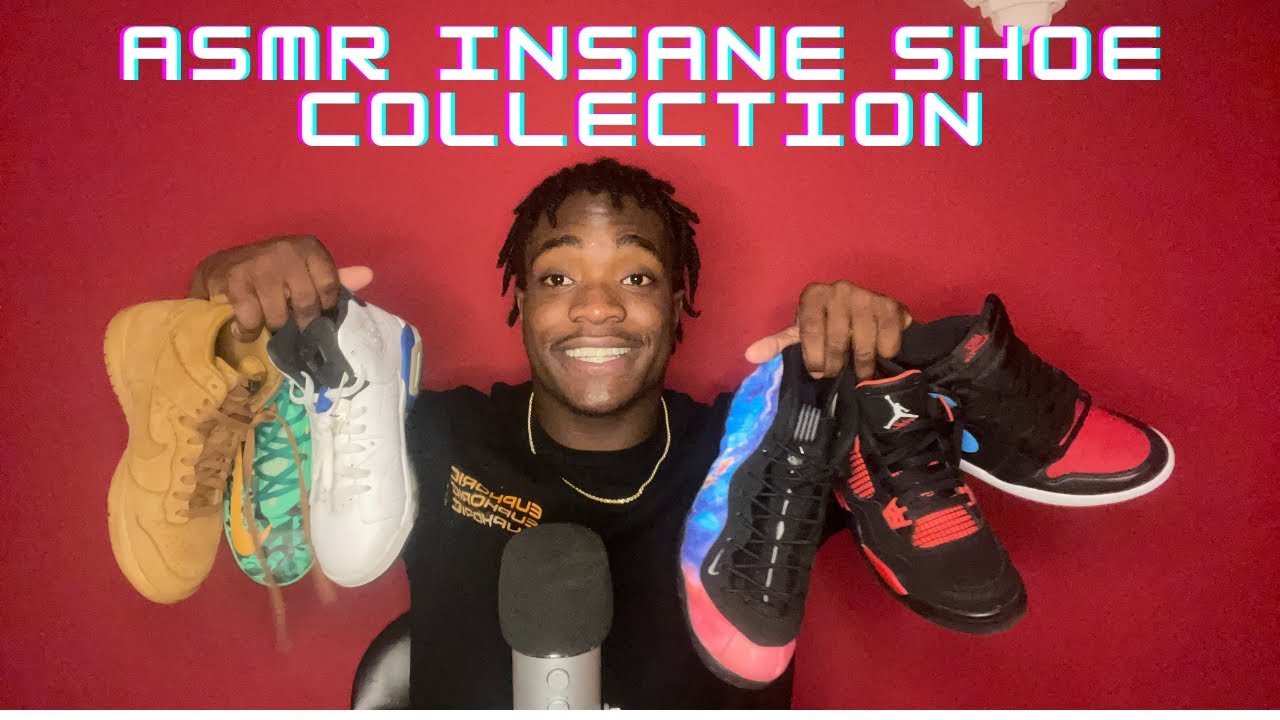 ASMR My Insane Shoe Collection!!🔥👟 - YouTube