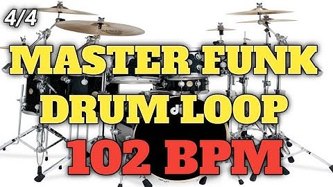 MASTER FUNK DRUM LOOP | 102 BPM