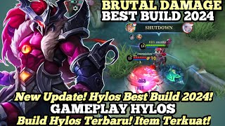 NEW UPDATE! HYLOS BEST BUILD TERKUAT 2024! GAMEPLAY HYLOS TOP GLOBAL - MOBILE LEGENDS