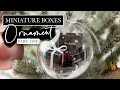 Miniature boxes ornament print and cut tutorial - part 1