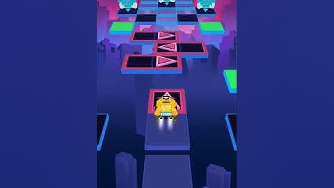 Rolling sky illusion and half of 8bit