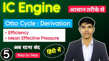 IC Engine || Otto cycle || Efficiency and Means effective pressure Derivation #iert #IC #engine