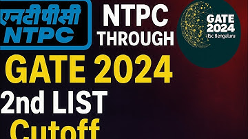 NTPC THROUGH GATE 2024 | 2nd List Cutoff 🔥 | कितने Candidates ने Join किया? Final Analysis!