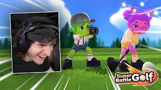 RAGE BAITING MY GF WITH THIS UPDATE | SUPER BATTLE GOLF