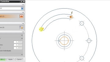 NX CAD 2D Drafting : Create Bolt Centerline Symbols
