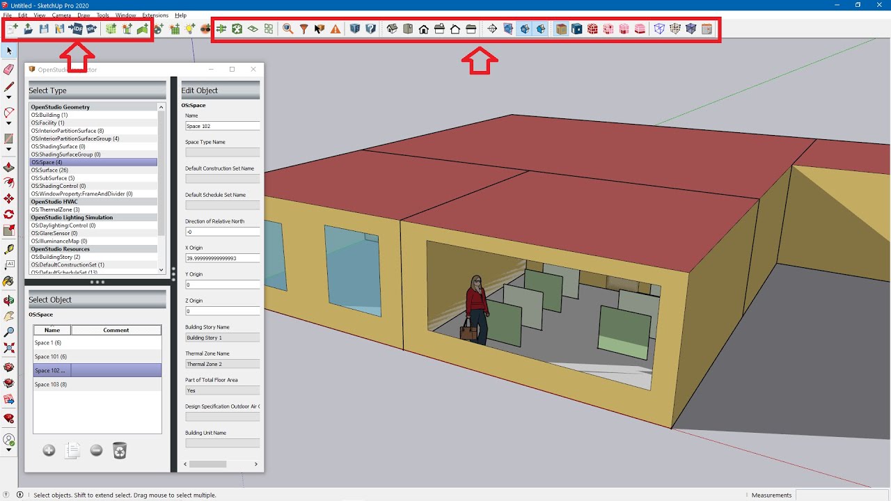 Building Energy Modeling in OpenStudio - SketchUp-2