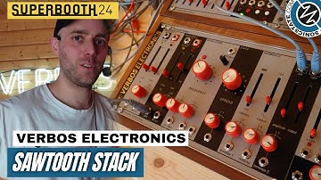 SUPERBOOTH 2024: Verbos Electronics - Sawtooth Stack Standalone Module