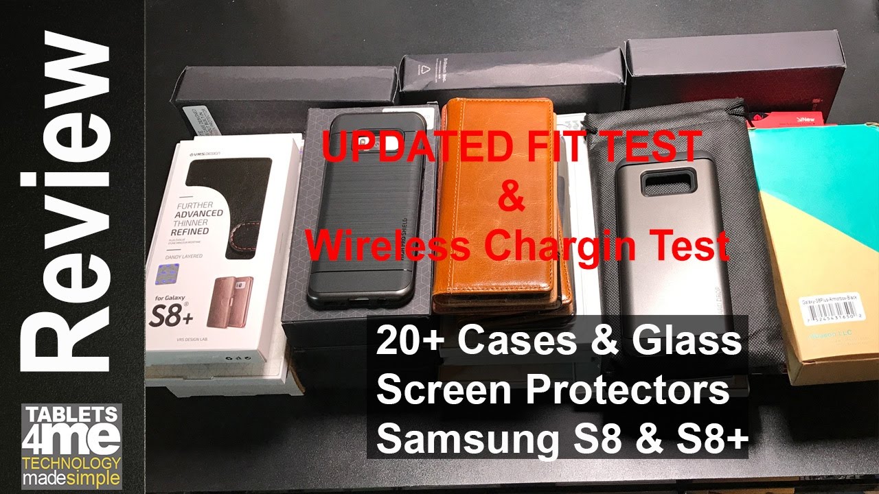 2 of the 20 Cases for the Samsung S8 & S8 Plus failed the wireless charging or fit test