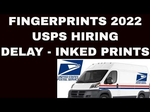 USPS   INKED FINGERPRINTS   UPTO 45 DAYS DELAY FOR HIRING