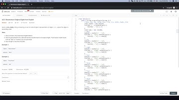 LeetCode 423. Reconstruct Original Digits from English