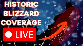 🔴 LIVE: Historic Nor’easter Coverage | Blizzard Conditions, Heavy Snow & Extreme Winds 24/7 Coverage