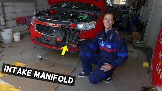CHEVROLET CRUZE INTAKE MANIFOLD REMOVAL REPLACEMENT  CHEVY SONIC 1.8