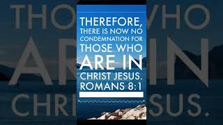 Romans 8:1 Believe in him and you will have eternal life 🙂🫵♥️✝️🕊️