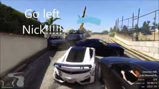 GTA5 Epic Roadblock Escape