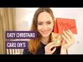 Fancy but easy diy christmas cards  charlimarietv