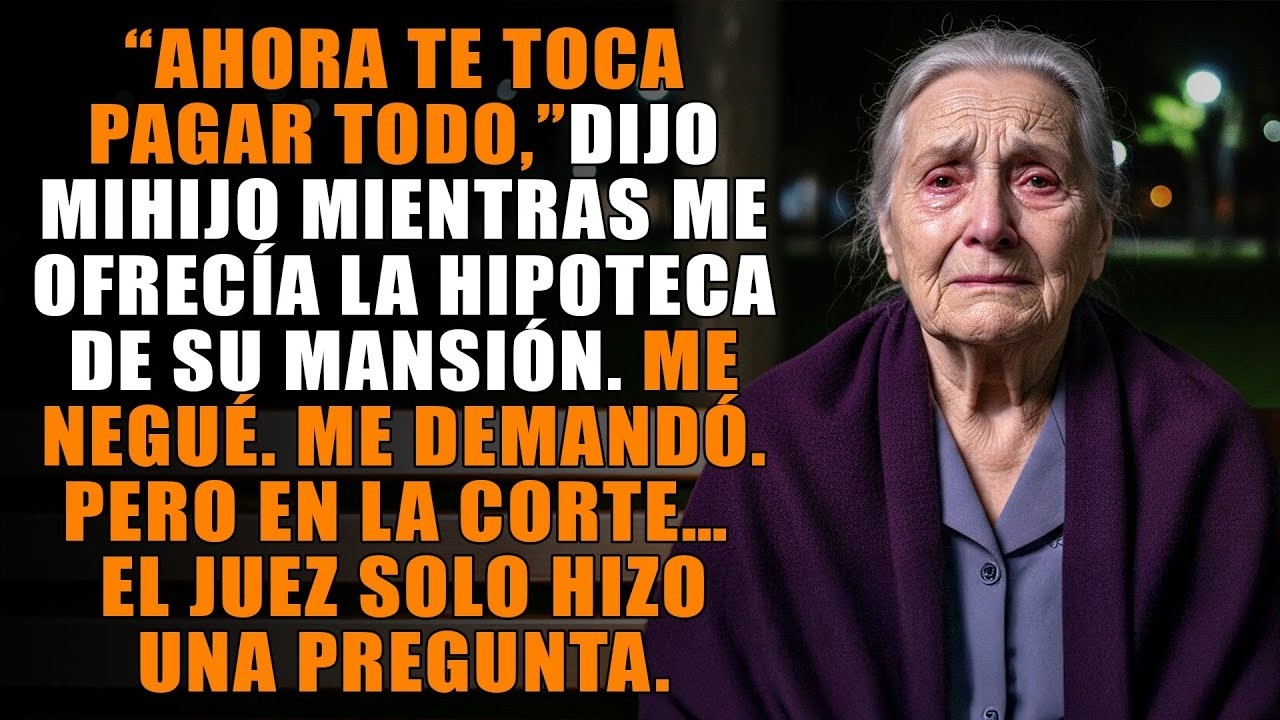 “Entonces no vales nada” dijo mi hijo cuando negué pagar sus lujos    Esa noche, Me Demandó, Frac