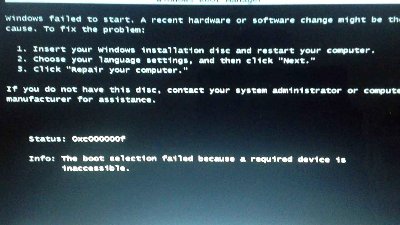 Что означает failed. BCD ошибка. Виндовс файлед то старт 0xc00000e BP pfxtuj. Boot failure при загрузке компьютера. Boot failed при загрузке компьютера.