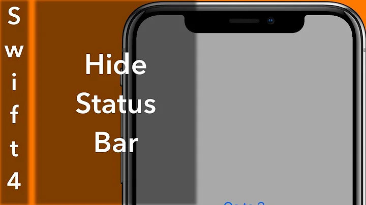 Hide Status Bar (Swift 4 + Xcode 9.0)