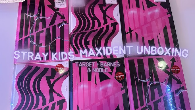 unboxing stray kids maxident albums ❦ go, heart, t-crush barnes