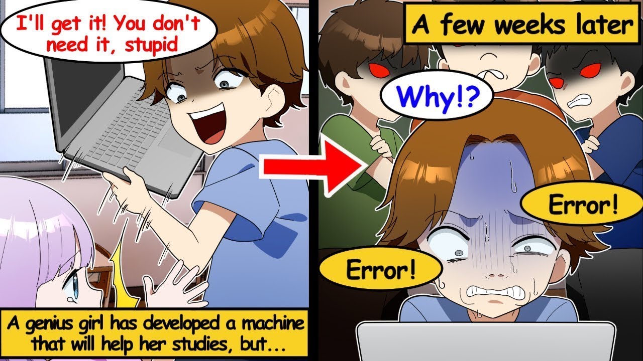 【Manga】Classmate steals a machine that can get the homework done in a second but when it breaks...