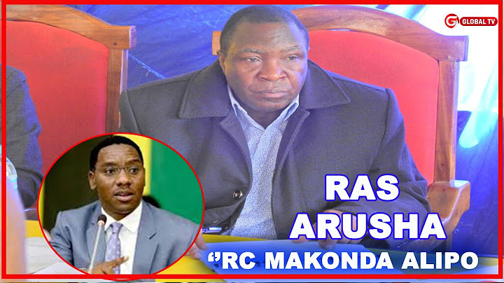RAS MKOA wa ARUSHA AJIBU ALIPO RC MAKONDA - AFYA YAKE kwa MARA ya KWANZA KUPITIA GLOBAL TV....