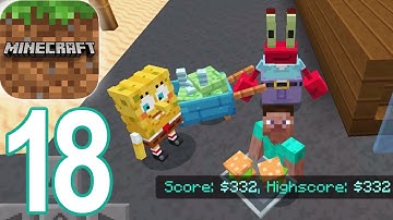 Minecraft SpongeBob SquarePants Gameplay Walkthrough Video Part 18 (iOS Android)