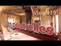 Livraison des poutrelles et manipulations au travers du bâtiment - Vlog rénovation #19