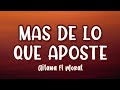 Aitana y Morat - Más de lo Que Aposté (Letra/Lyrics)